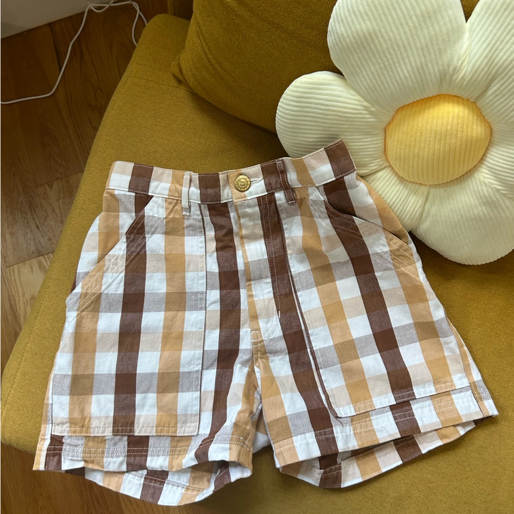 Big Bud Press Gingham Work Short Size XS